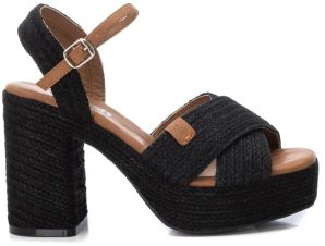 Refresh black heel sandal 171544