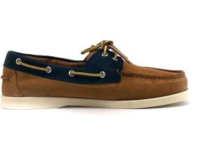 Boat shoes Duca Di Morrone Santiago – Suede Brown/Blue