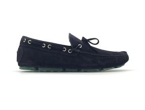 Boat shoes Duca Di Morrone Edoardo – Suede Blue/Green