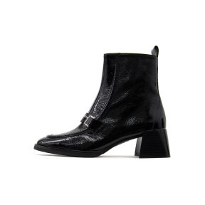 Μποτάκια/Low boots Hispanitas RIO PATENT LEATHER MID HEEL ANKLE BOOTS WOMEN