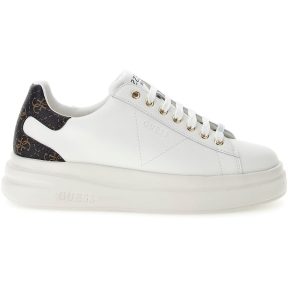 GUESS λευκό δερμάτινο sneaker ELBINA